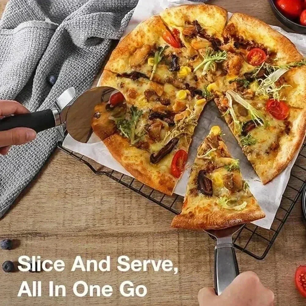 Pizza Cutting Wheel and Pizza Shovel